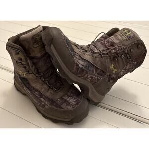 Mens Under Armour Brow Tine 800g Insulated Camo Hunting Boots Gore Tex Size 10